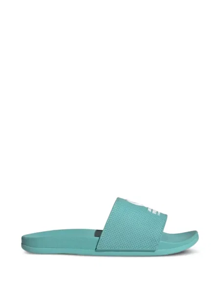 Șlapi Adidas Cloudfoam cu șireturi din dantelă cu perforații gri