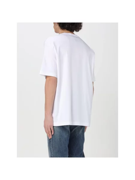 Diesel Koszulki Mężczyzna M T-Shirt Relaxed Fit biały