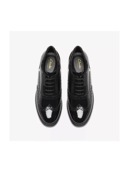 CLARKS Pantofi cu șireturi Havisham' negru