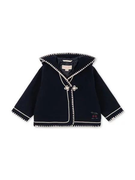 Konges Sløjd палто за деца с добавена вълна ELMA WOOL COAT