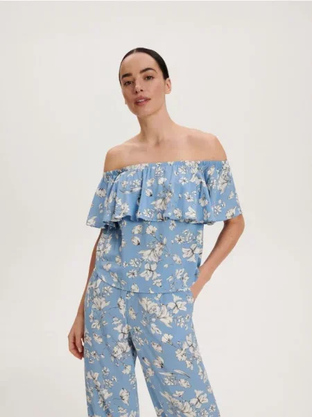 Reserved Блузка з синій