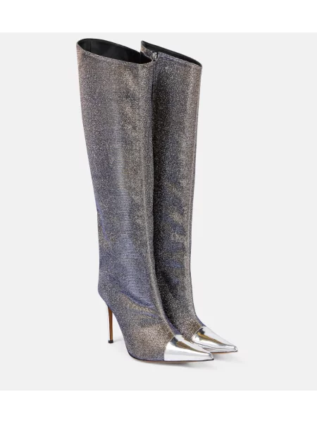 Kozaki Alexandre Vauthier srebrne