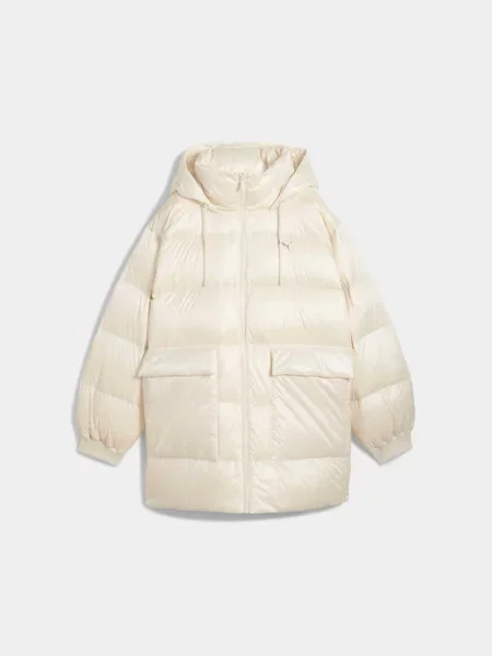 Пуховик PUMA Style Hooded Down Jacket комбінований верх білий
