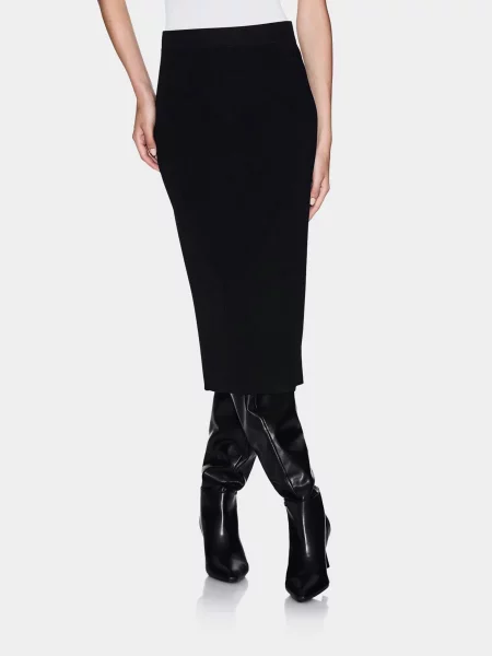 Юбка миди Armani Exchange черная