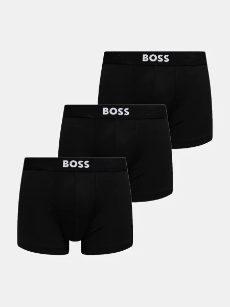 Boxerky BOSS Trunk 3P Micro ONE čierna