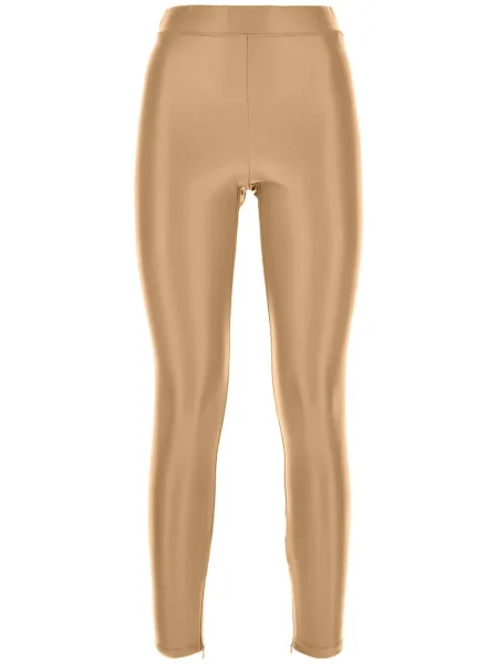 Bőr leggings Michael Kors barna