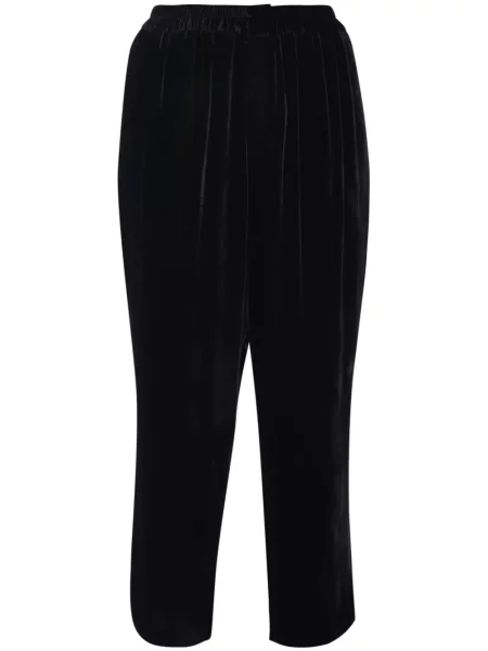 Pantaloni Biyan de catifea negru