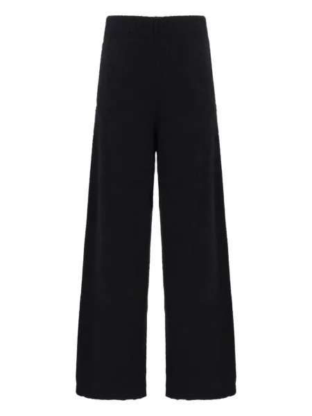 Pantaloni Laneus din cașmir negru