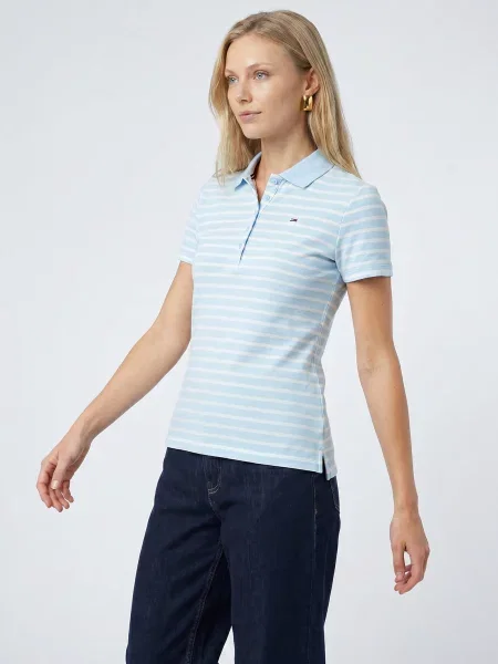 Denim ruha Tommy Jeans kék