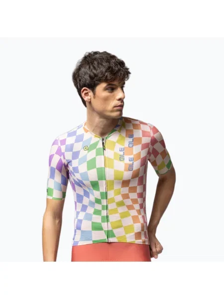 Tricou de ciclism pentru bărbați Alé Multiverse multicolor