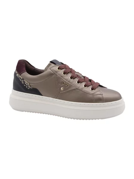 Sneakersy Nerogiardini brązowe