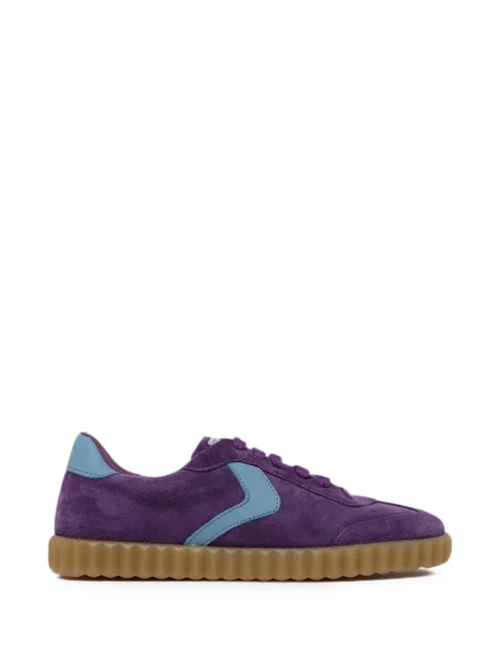Sneakerși Voile Blanche din piele de căprioară violet
