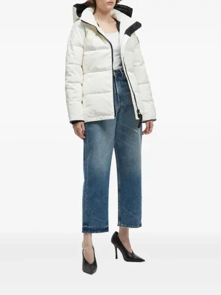 Geacă cu puf Canada Goose alb