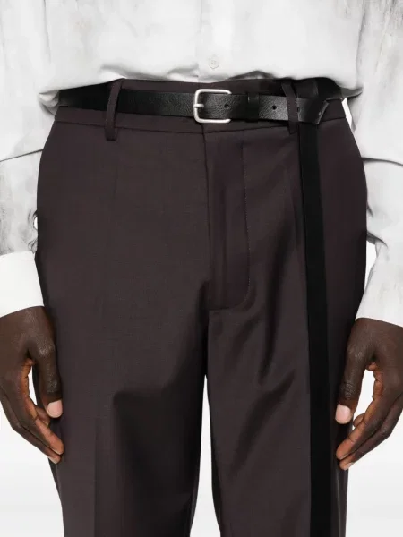Pantaloni Patrizia Pepe de lână negru
