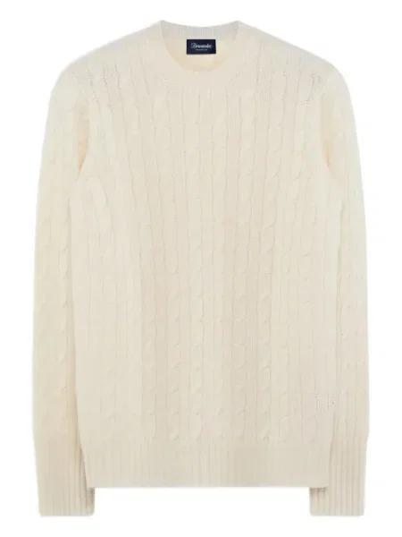 Džemper Drumohr s okruglim izrezom bijela