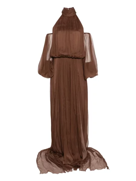 Rochie maxi M.marquise de costum maro