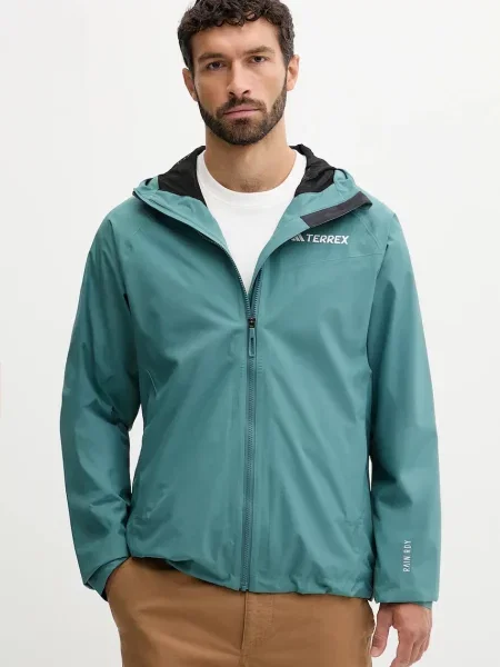 Adidas Geacă de ploaie Terrex Multi 2L RAIN.RDY verde