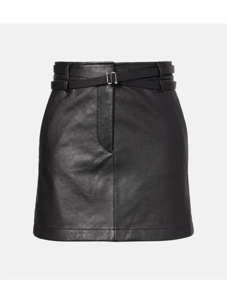 Fustă din piele Sportmax negru