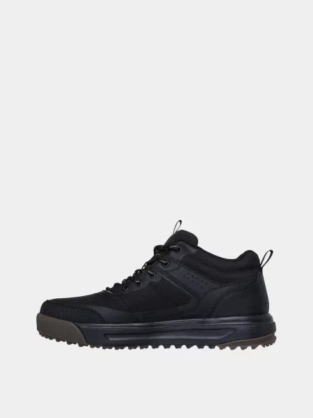 Кожаные ботинки Skechers черные