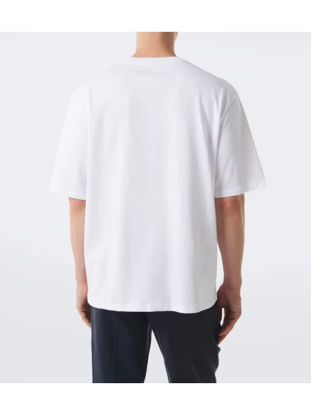Tricou Ami Paris din jerseu alb