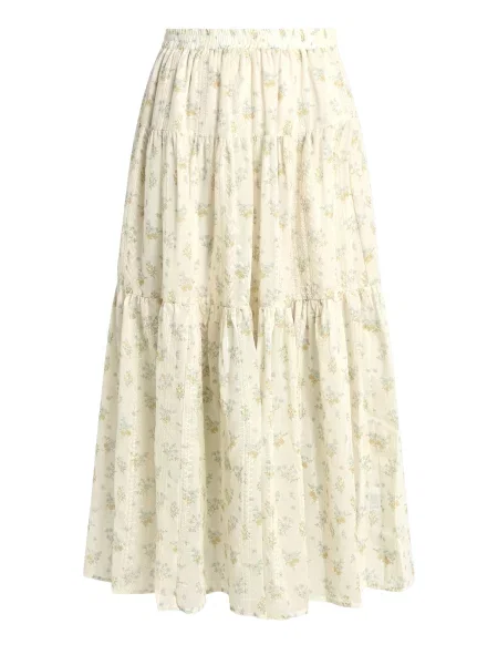 Lollys Laundry Fustă SunsetLL crem / pastel / galben albastru