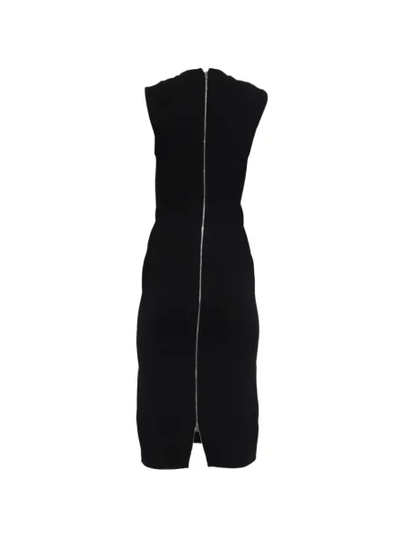 Rochie midi Victoria Beckham fără mâneci negru
