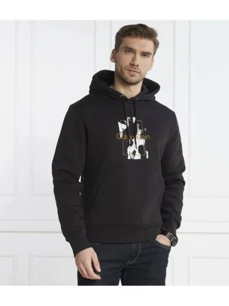 Calvin Klein Hanorac CAMO LOGO negru