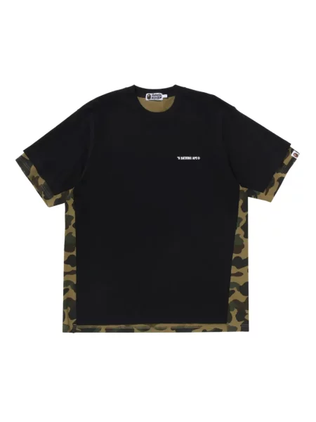 Tricou A Bathing Ape® cu model camuflaj negru