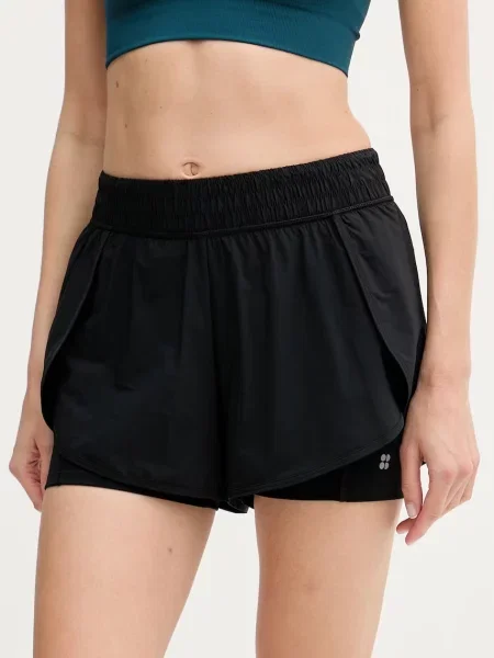 Sport rövidnadrág Sweaty Betty fekete