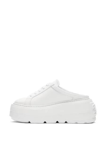 Chiloți Casadei cu platformă slip-on alb