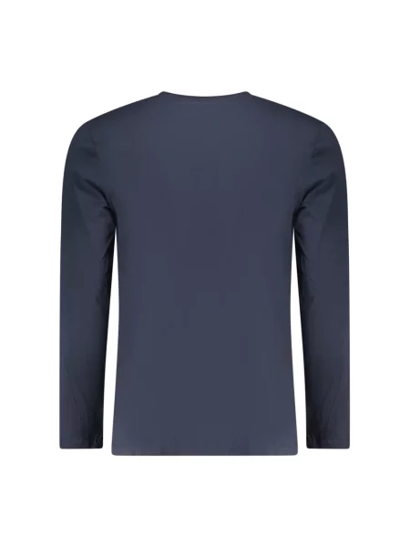 Boss Longsleeve Mix&Match Granatowy niebieska