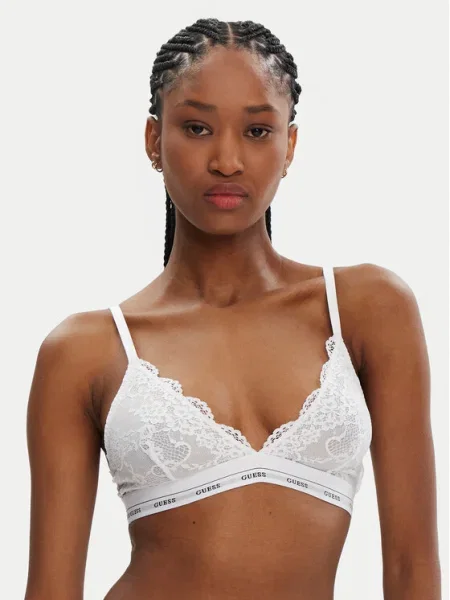 Guess Сутиен с банели бял
