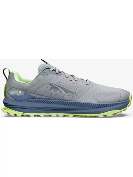 Buty do biegania Altra Lone Peak 9+ GORE-TEX ciemnoniebieski zielony fosforyzujący 41 szary