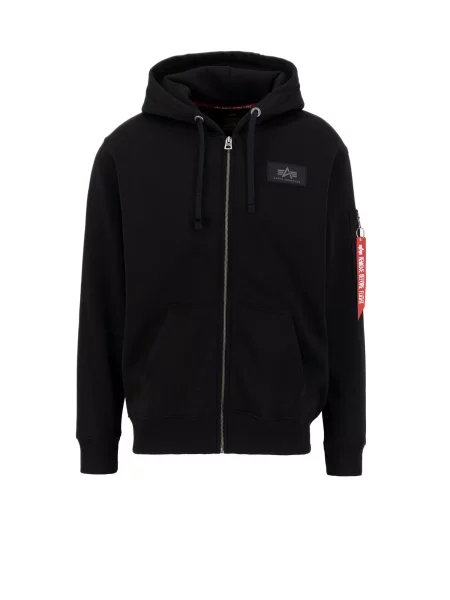 ALPHA INDUSTRIES Gornji dio trenirke crvena crna