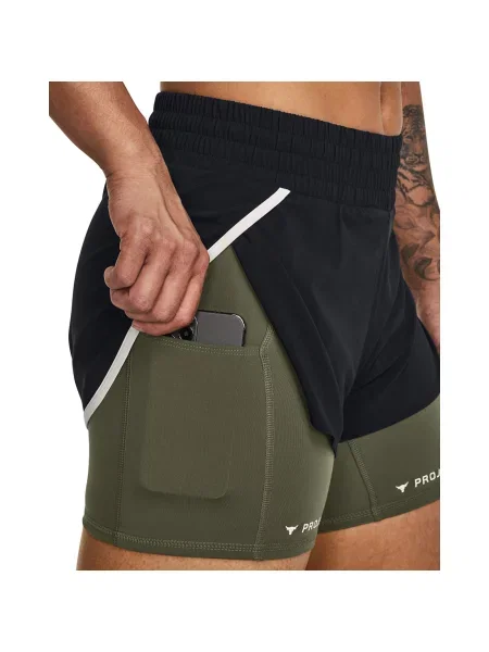 Šortky Under Armour Project Rck Flex Short Black XS černé