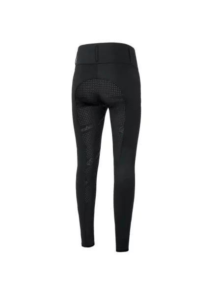 Legginsy jeździeckie EQUESTRIAN QUEEN Bolton pełny lej czarne