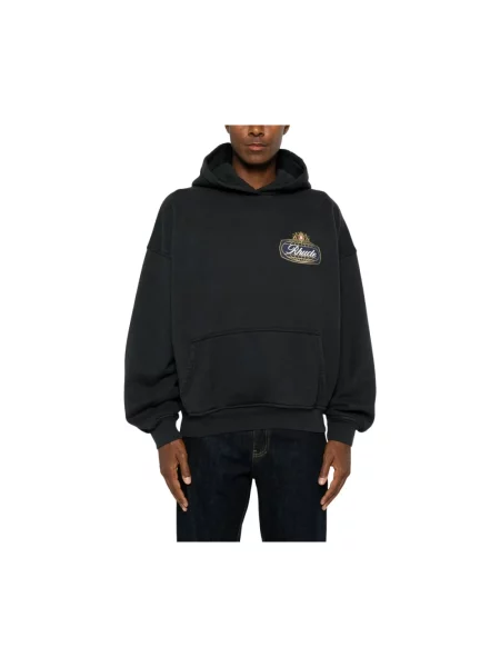 Bluza z kapturem Rhude z kapturem czarna