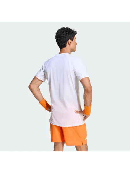 Tričko TENNIS CLIMACOOL FREELIFT TEE PRO bílé