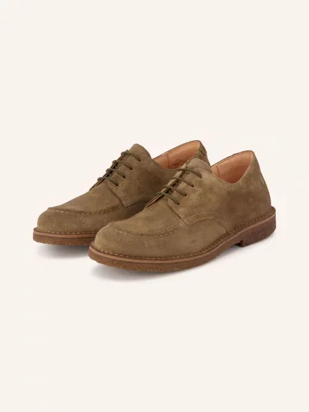 Astorflex Sznurowane Botki Carlflex beige beżowe