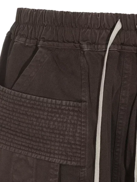 Pantaloni cargo Rick Owens Drkshdw cu cordon maro