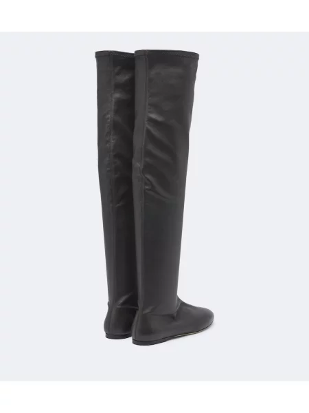 Cizme Toteme din piele maro