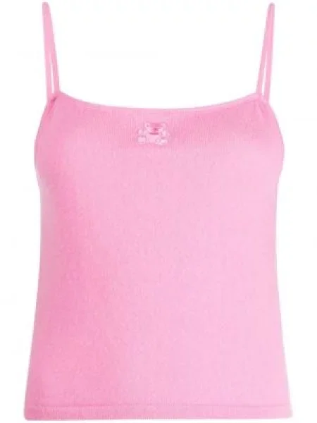 Top Teddy Cashmere z kaszmiru teddy różowy