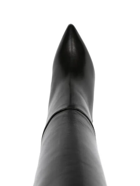 Botine Thea Mika din piele negru