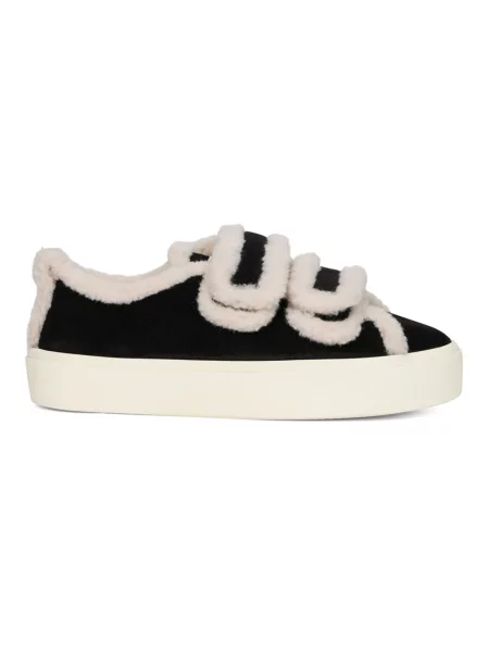 Inuikii Sneakersy Velcro Low schwarz brązowe
