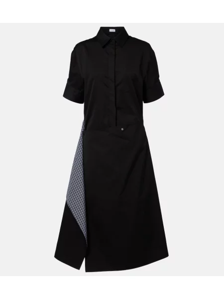 Rochie tip cămașă Loewe negru