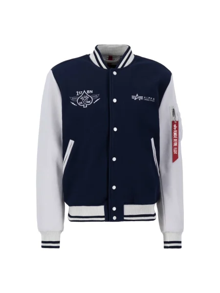 ALPHA INDUSTRIES Geacă de primăvară-toamnă bleumarin alb