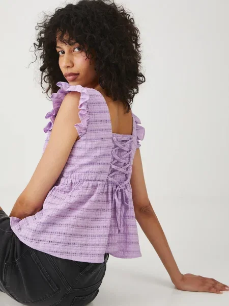 Блуза Medicine дамска лилаво с изчистен дизайн виолетово