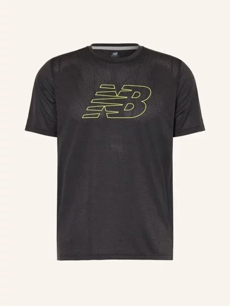 New Balance Běžecké Tričko tmavě šedá