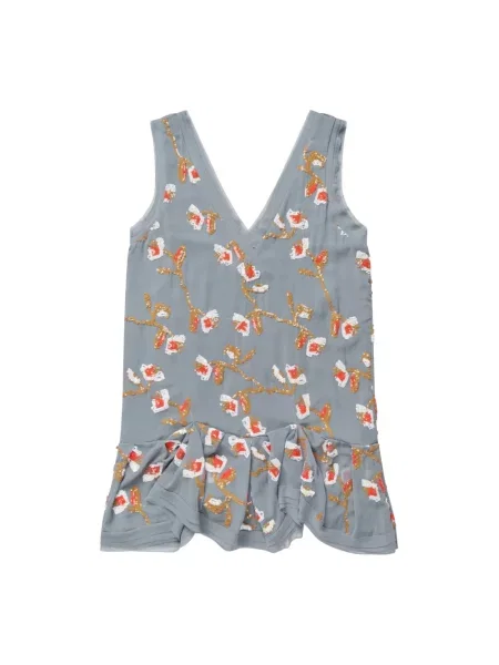 Krótka sukienka mini Munthe garniturowa szara