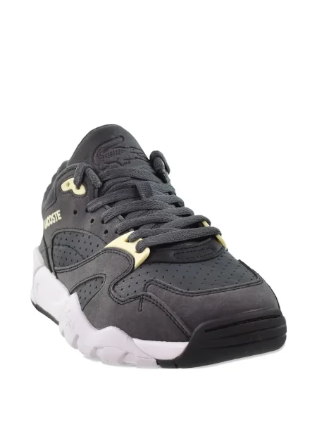 Sneakerși Lacoste cu broderie gri